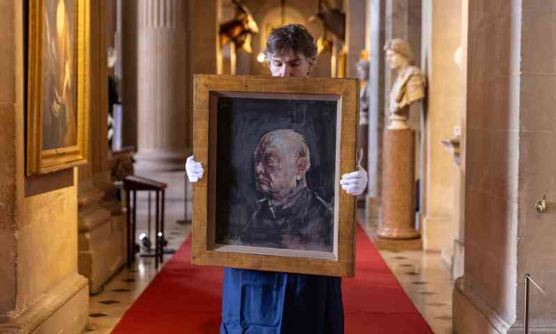 El retrato de Churchill se estima en £500,000 a £800,000